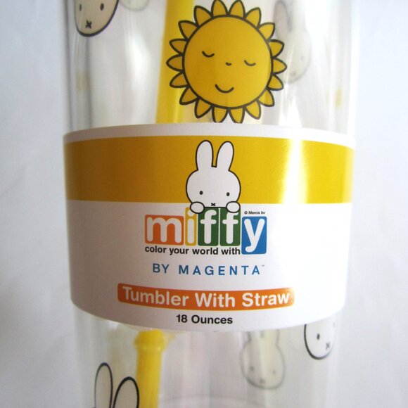Miffy By Magenta Rabbit Tumbler With Straw - Picture 6 of 8